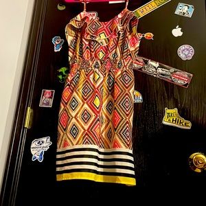 Women’s. Dress. Spaghetti strap. Above knee length.